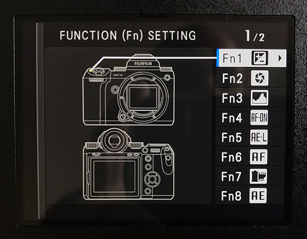 Fuji GFX Review Conclusion -- Function Assignment
