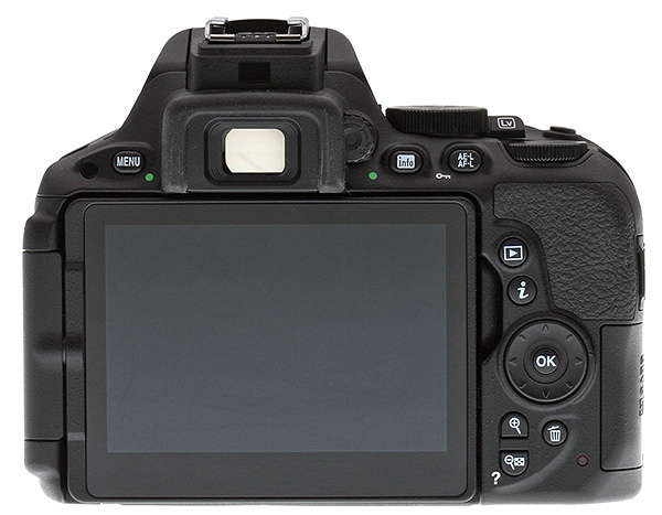 Nikon D5500 Review - rear view