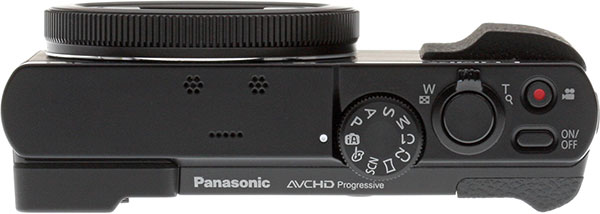 Panasonic ZS50 Review -- Top view