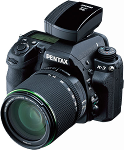 Pentax K-3 Review -- Pentax K-3 with GPS receiver