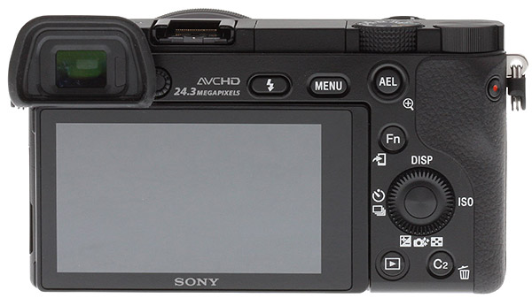 Sony A6000 Review -- rear view