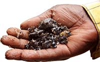 Tin ore from the mine in North Kivu. Photo courtesy of the Enough Project / Sasha Lezhnev.