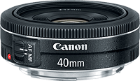 Canon's EF 40mm f/2.8 STM lens. Click for SLRgear.com's Canon EF 40mm f/2.8 STM review!