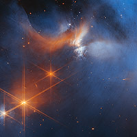 James Webb Space Telescope investigates molecular cloud & studies pre-stellar ice chemistry