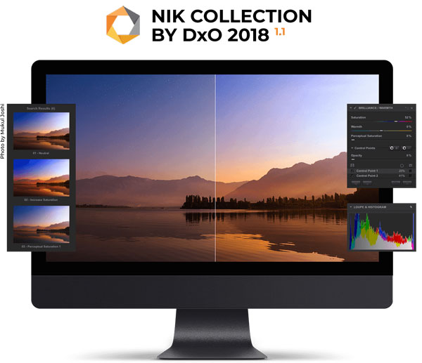 Artístico solicitud Promesa Nik Collection by DxO 2018 updated to version 1.1, includes improved  compatibility and stability