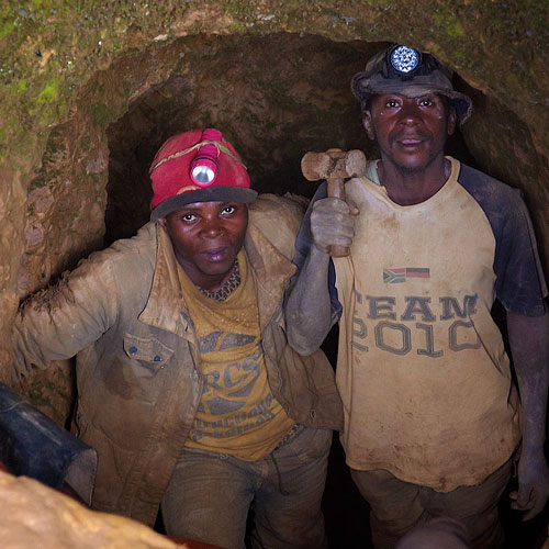 Miners in South Kivu, Democratic Republic of the Congo. Photo courtesy of the Enough Project / Sasha Lezhnev. Click for a bigger picture!