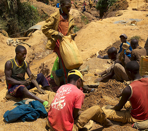Tin miners in North Kivu, Democratic Republic of the Congo. Photo courtesy of the Enough Project / Sasha Lezhnev. Click for a bigger picture!