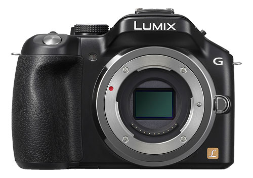 Panasonic's recently-announced Lumix DMC-G5. Photo provided by Panasonic.
