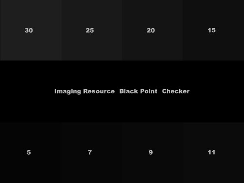 Monitor Calibration Test Chart