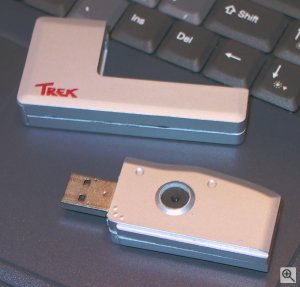 Trek's ThumbDrive camera. Copyright (c) 2003, Michael R. Tomkins. All rights reserved. Click for a bigger picture!