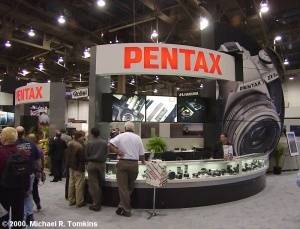 Pentax's PMA Booth - click for a bigger picture!