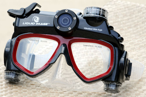The Liquid Image wide-angle video mask. Photo provided by Liquid Image Co. LLC. Click for a bigger picture!
