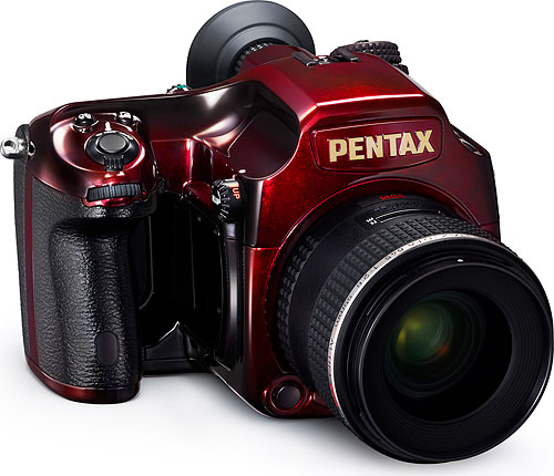 The Pentax 645D Japan will be made to order, a process that's expected to take at least four months. Photo provided by Pentax Imaging Co. Click for a bigger picture!