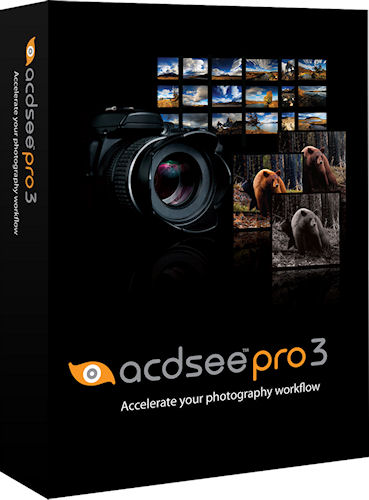 ACDSee Pro 3 product packaging. Photo provided by ACD Systems International Inc. Click for a bigger picture!