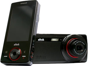 Altek's T8680 camera phone. Photo provided by Altek Corp. Click for a bigger picture!