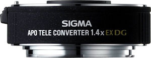 Sigma's APO Tele Converter 1.4x EX DG for Sony. Courtesy of Sigma, with modifications by Michael R. Tomkins. Click for a bigger picture!