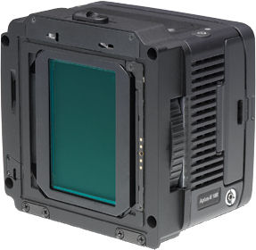 The Aptus II 10R camera back, showing the internally rotating sensor. Photo provided by Leaf Imaging Ltd.