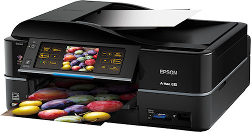 The Epson Artisan 835 all-in-one. Photo provided by Epson America Inc. Click for a bigger picture!
