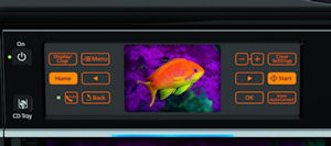 Epson's Artisan 800 all-in-one. Courtesy of Epson, with modifications by Michael R. Tomkins. Click for a bigger picture!