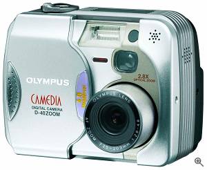 Olympus' Camedia D-40 Zoom digital camera. Courtesy of Olympus America Inc. Click for a bigger picture!