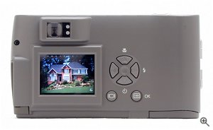 Olympus' Camedia D-520 digital camera. Copyright &copy; 2002, The Imaging Resource. All rights reserved.