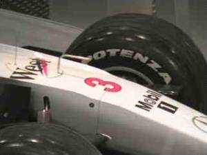Canon's CeBIT booth - closeup of McLaren F1 car. Courtesy of Canon.