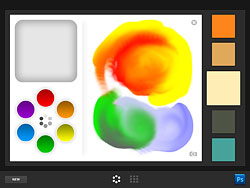 Adobe's Color Lava app for iPad. Screenshot provided by Adobe Systems Inc. Click for a bigger picture!