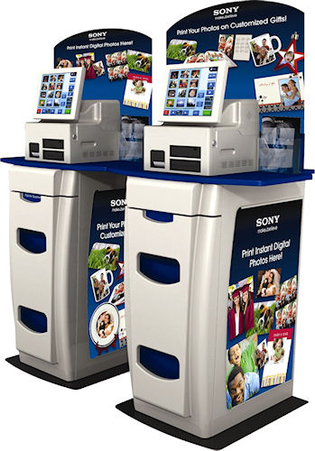 Two Sony Compact PictureStation systems, side by side. Photo provided by Sony Electronics Inc. Click for a bigger picture!