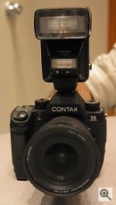 Contax's N Digital SLR digital camera. Copyright © 2002, Michael R. Tomkins, all rights reserved. Click for a bigger picture!
