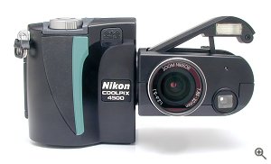 Nikon's Coolpix 4500 digital camera. Copyright © 2002, The Imaging Resource. All rights reserved.