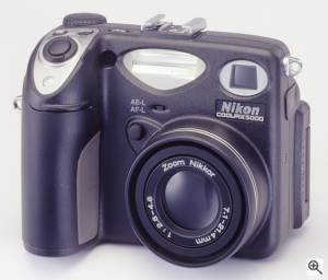 Nikon's Coolpix 5000 digital camera. Courtesy of Nikon Inc. Click for a bigger picture!