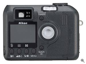 Nikon's Coolpix 885 digital camera. Courtesy of Nikon, and thanks to Phil Askey/DPReview for providing us with this image. Click for a bigger picture!