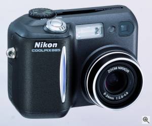 Nikon's Coolpix 885 digital camera. Courtesy of Nikon. Click for a bigger picture!