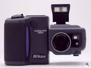 Nikon's Coolpix 995 digital camera. Copyright (c)  2001, The Imaging Resource. All rights reserved. Click for a bigger picture!