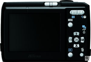 Nikon's Coolpix L1 digital camera. Courtesy of Nikon, with modifications by Michael R. Tomkins. Click for a bigger picture!