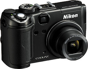 Nikon's Coolpix P6000 digital camera. Courtesy of Nikon, with modifications by Michael R. Tomkins.