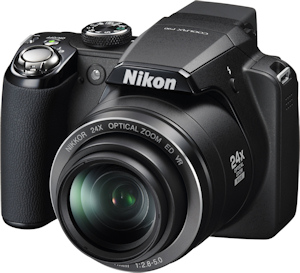 Nikon's Coolpix P90 digital camera. Photo provided by Nikon Inc. Click here for a bigger picture!