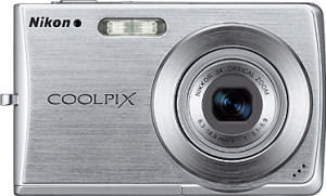 Nikon's Coolpix S200 digital camera. Courtesy of Nikon, with modifications by Michael R. Tomkins.