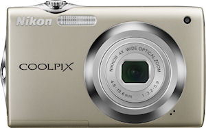 Nikon's Coolpix S3000 digital camera. Photo provided by Nikon Inc. Click for a bigger picture!