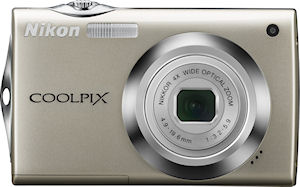 Nikon's Coolpix S4000 digital camera. Photo provided by Nikon Inc. Click for a bigger picture!
