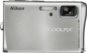 Nikon's Coolpix S51c digital camera. Courtesy of Nikon, with modifications by Michael R. Tomkins. Click for a bigger picture!