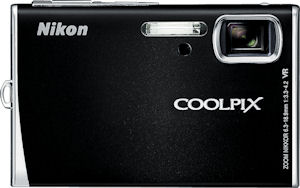 Nikon's Coolpix S52 digital camera. Courtesy of Nikon, with modifications by Michael R. Tomkins. Click for a bigger picture!