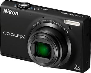 Nikon's Coolpix S6100 digital camera. Photo provided by Nikon Inc. Click for a bigger picture!