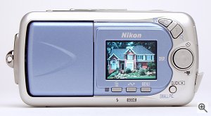 Nikon's Coolpix 2500 digital camera. Copyright © 2002, The Imaging Resource. All rights reserved. Click for a bigger picture!