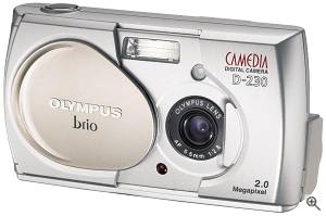 Olympus' Camedia D-230 digital camera. Courtesy of Olympus. Click for a bigger picture!