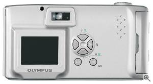 Olympus' D-370 digital camera, rear view. Courtesy of  Olympus America Inc. Click for a bigger picture!