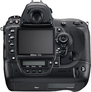 Nikon's D3S digital SLR. Photo provided by Nikon Inc. Click for a bigger picture!
