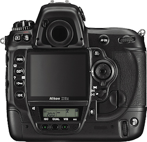 Nikon's D3X digital SLR. Courtesy of Nikon, with modifications by Michael R. Tomkins.