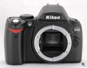 Nikon's D40 digital SLR. Copyright © 2006, The Imaging Resource. All rights reserved. Click for a bigger picture!