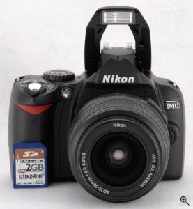 Nikon's D40 digital SLR. Copyright © 2006, The Imaging Resource. All rights reserved. Click for a bigger picture!